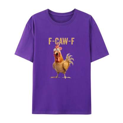 🔥Last Day 50% OFF🐦‍⬛Funny F-Caw-F Chicken T-Shirt