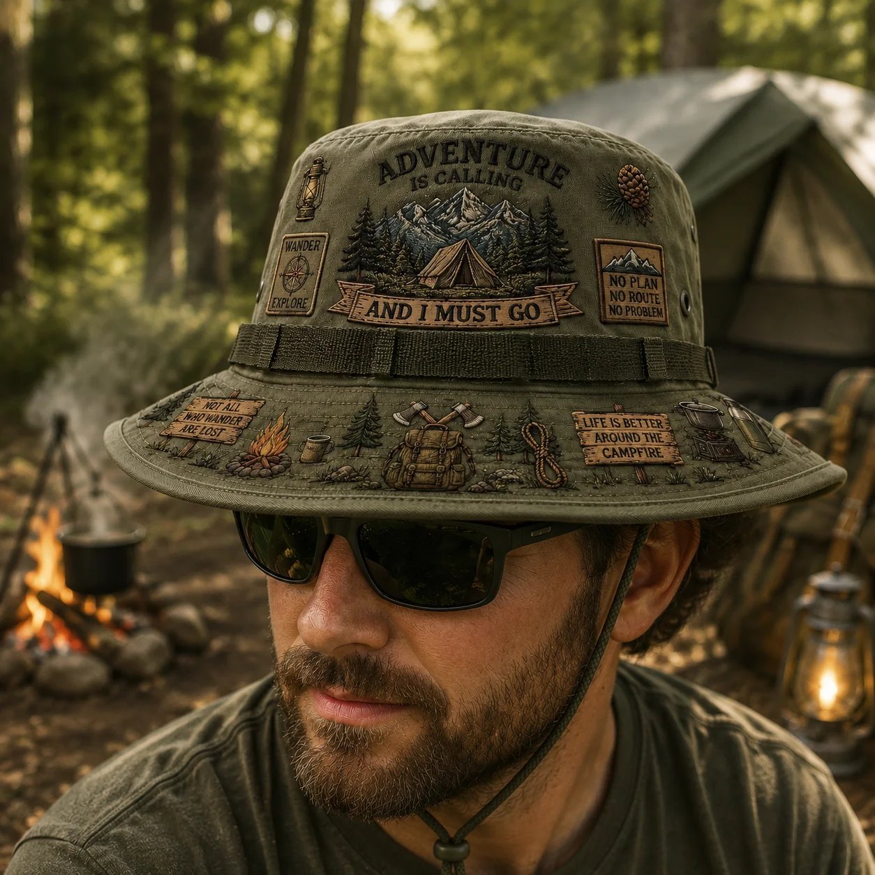 🌲Adventure Is Calling Tribute Boonie Hat