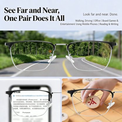🔥Last Day 50% OFF🎁High-Definition Eye Protection Blue Light Filter Intelligent Zoom Progressive Lenses Reading Glasses