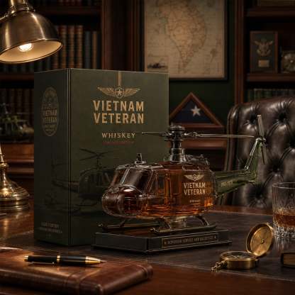 🎖️Vietnam Veteran 1965-1975 Whiskey Bottle