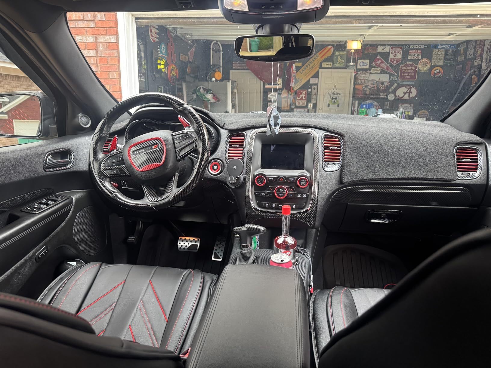 Carbon Fiber Silicone Anti-Slip Car Steering Wheel Cover Universal Fit