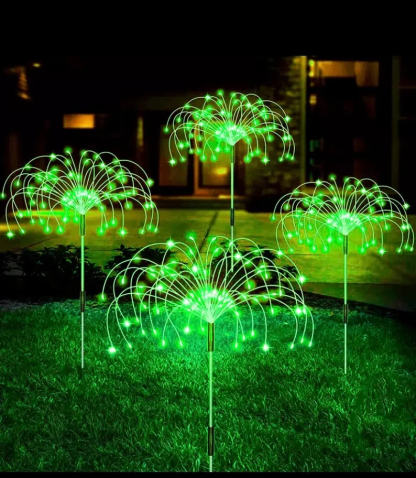Waterproof  Solar Garden Fireworks Lamp