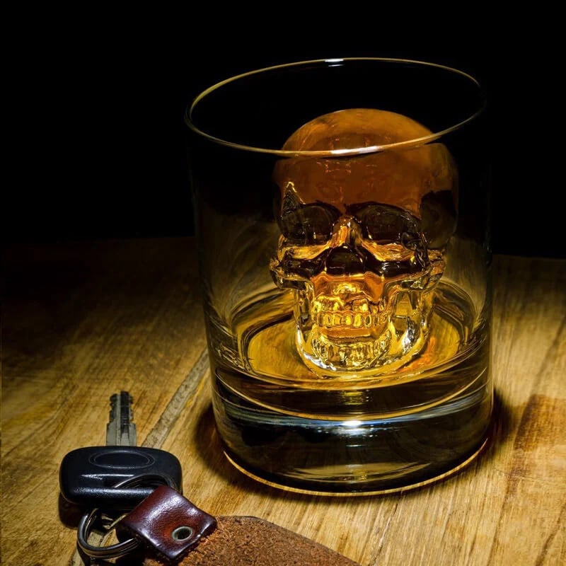 💀DIY Silicone Skull Ice Cube Tray – Giant Slow-Melt Skull for Whiskey & Cocktails – Food-Grade & Multi-Use Mold 🥃