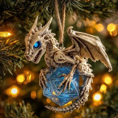 🔥 Black Friday Mega Deal: 50% OFF - Dragon & D20 Crystal Dice Ornament