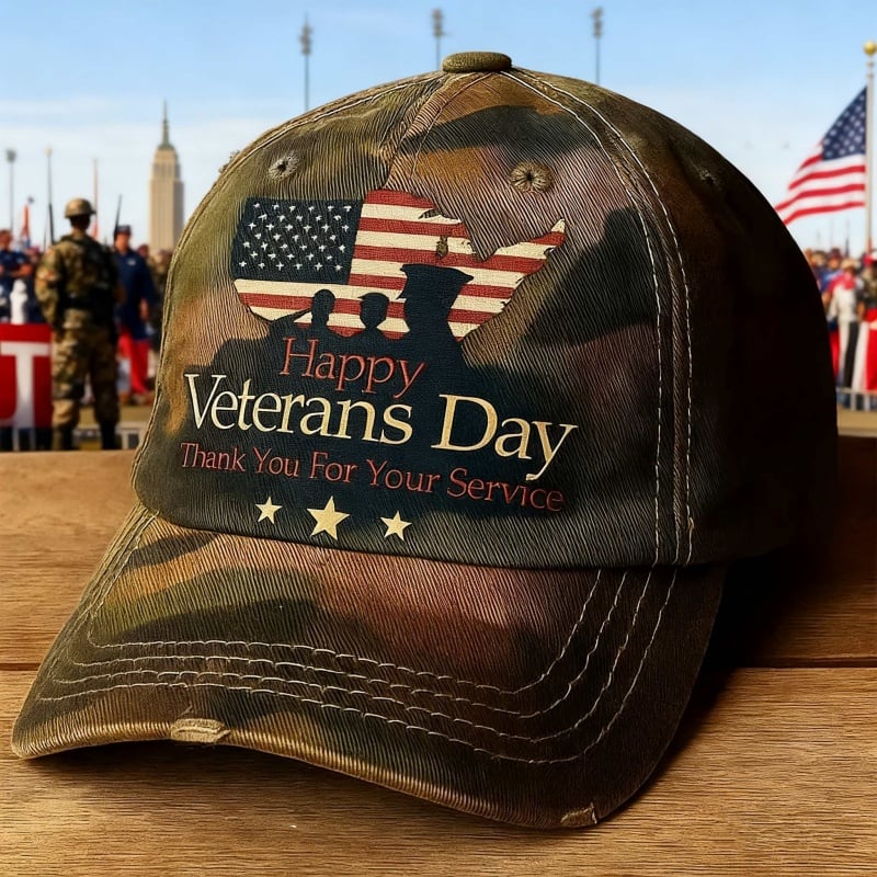 ✨Crafted by Hand Embroidery-💖Heroes Never Forget Hat(✝️Keep Their Memory Alive)