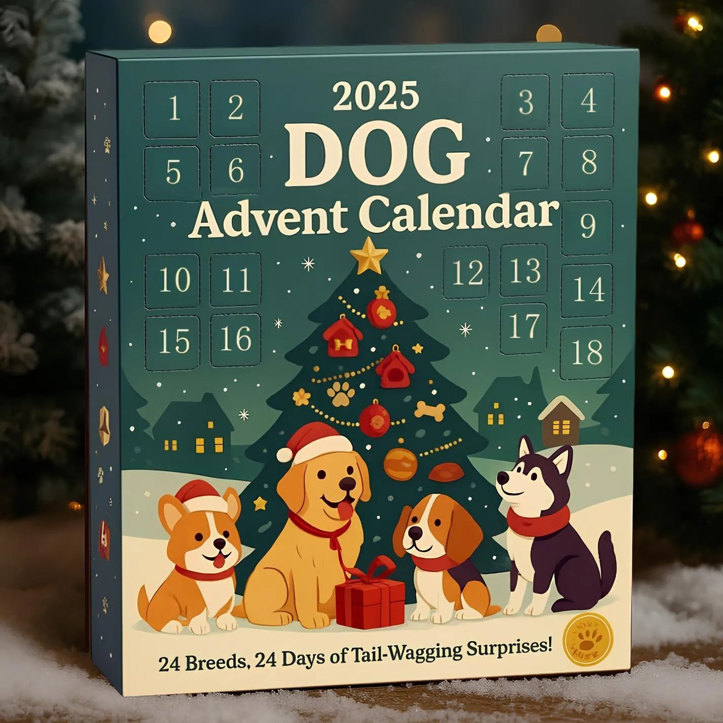🔥Dog Advent Calendar 2025-Perfect Holiday Gifts 🎄