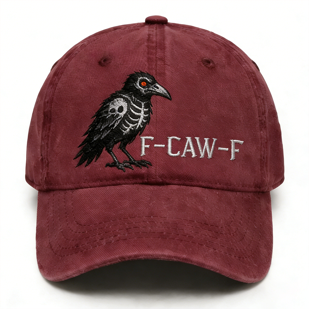 🔥Last Day 50% OFF-🐦‍⬛Vintage Funny F-CAW-F Crow Hat
