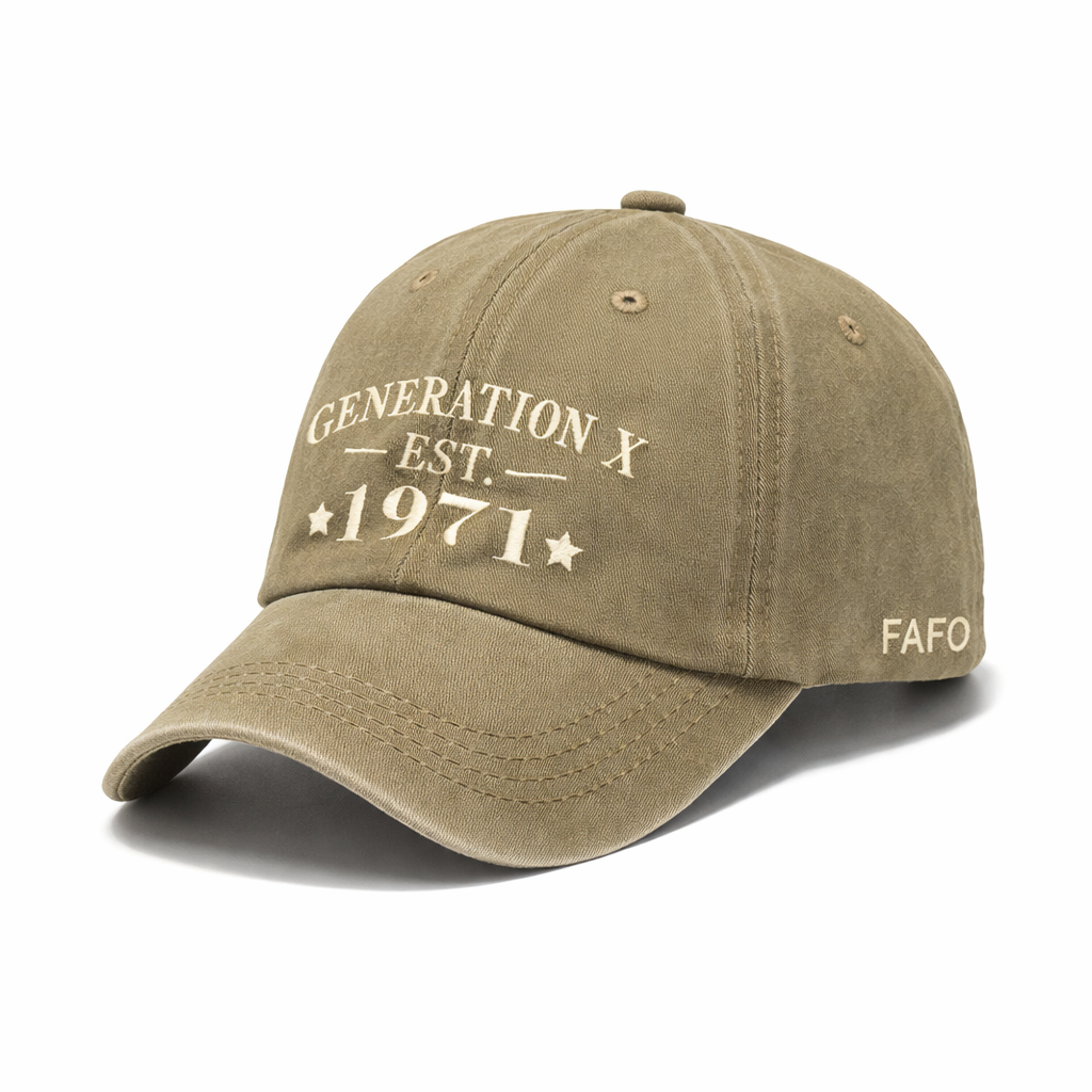 Custom Generation X Embroidered  Hat