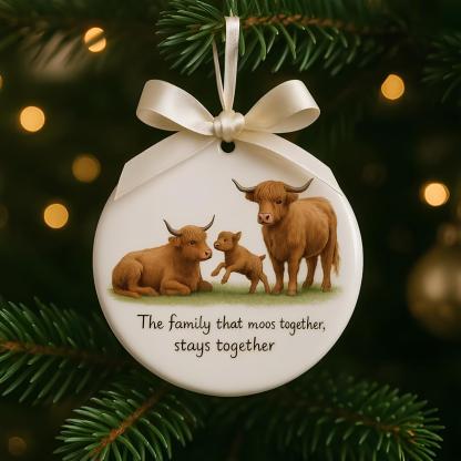 Highland Cow Ornament
