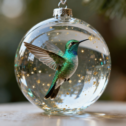 🔥LAST DAY 49% OFF-🐦Nature’s Birds Crystal Glass Ornament Set