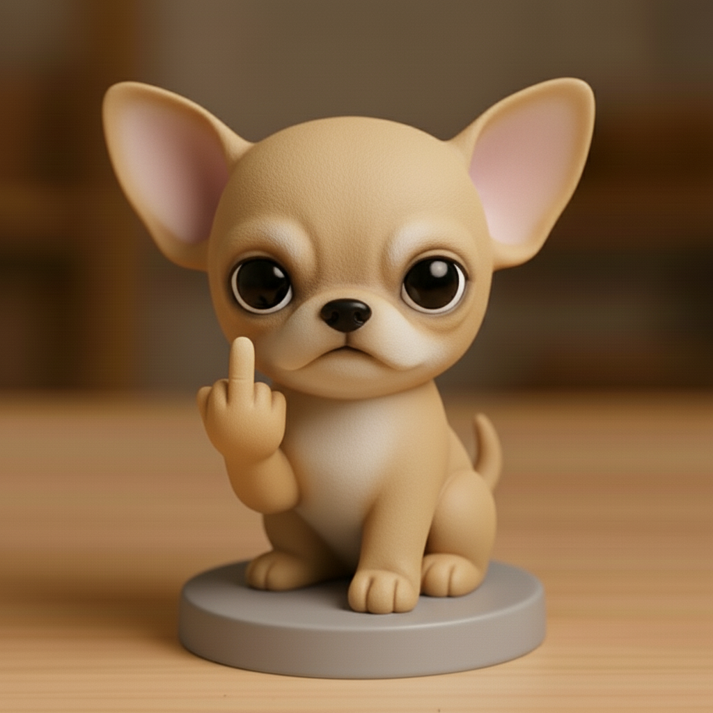 🌲Christmas Gift--Funny Middle Finger Dog Ornament – The Perfect Gag Gift 🎁🐕