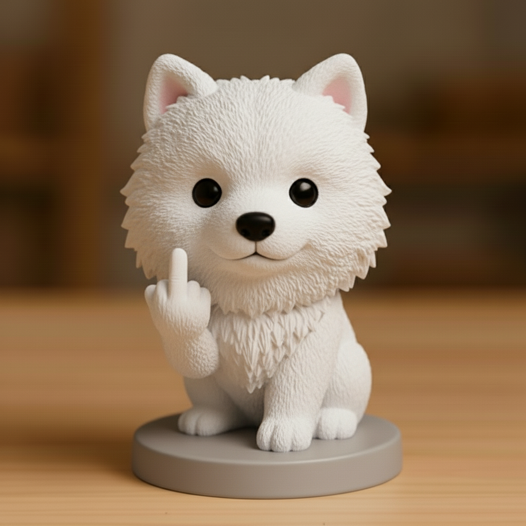 🌲Christmas Gift--Funny Middle Finger Dog Ornament – The Perfect Gag Gift 🎁🐕