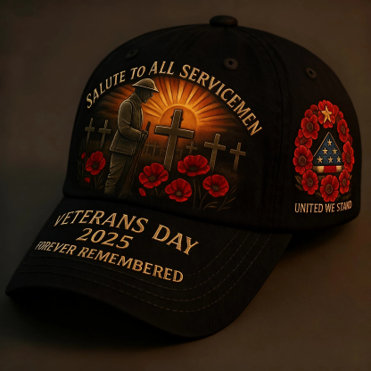 🌹Fallen Heroes Remembrance Hat✝️ In Memory of the Brave