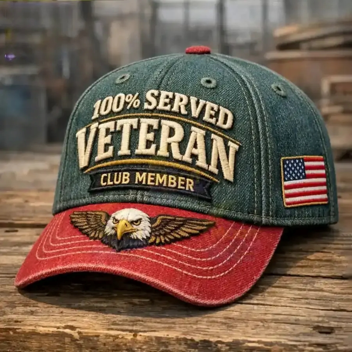 Veteran Pride Club Retro Casual Hat