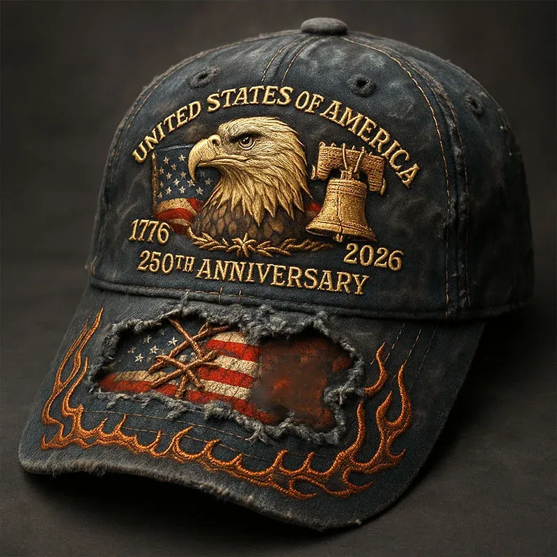 250th Anniversary Vintage Patriotic Baseball Cap