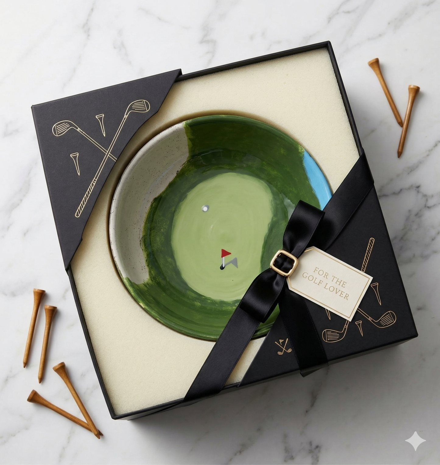 Hand-Painted Golf Bowl – The Ultimate Mother’s & Father’s Day Gift for Golf Lovers