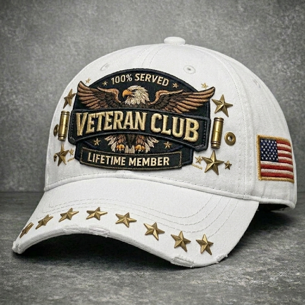 Veteran Pride Club Retro Casual Hat