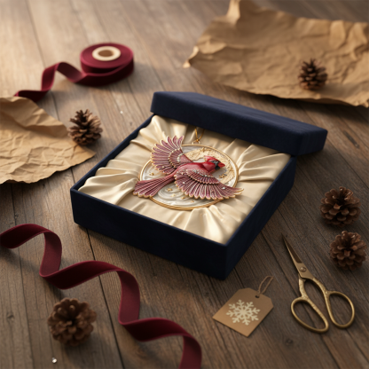 🔥LAST DAY49% OFF🎄The "Heavenly Messengers" Collection: Enamel & Crystal Bird Ornaments