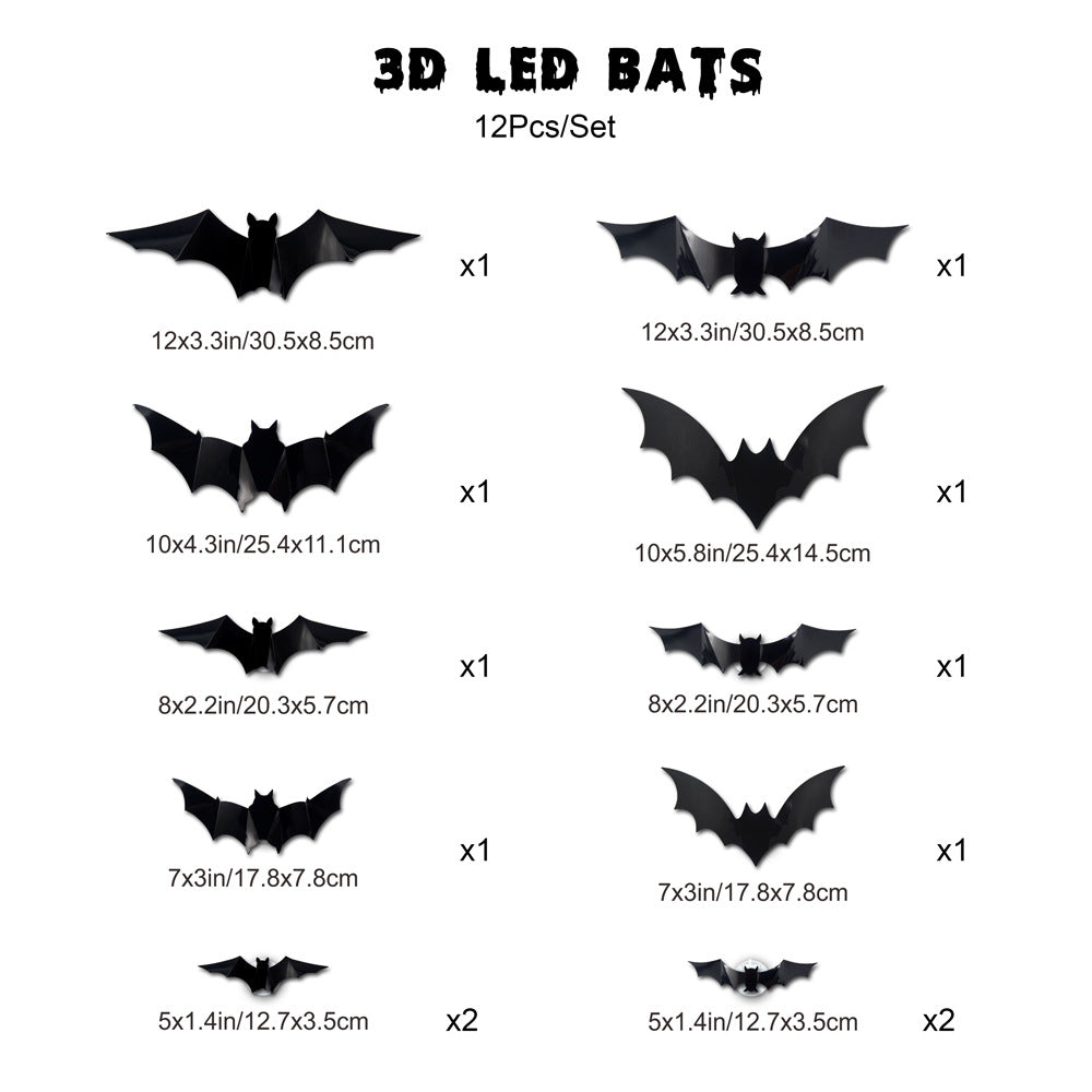 LED Glowing Bat Group