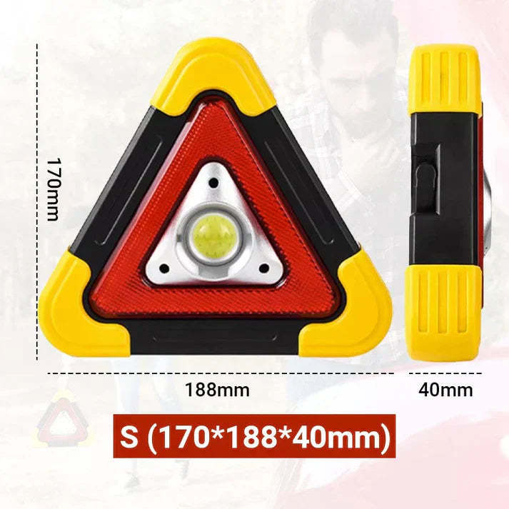 🔥2025 New Arrival🔥 3-IN-1 solar emergency triangle warning light at 