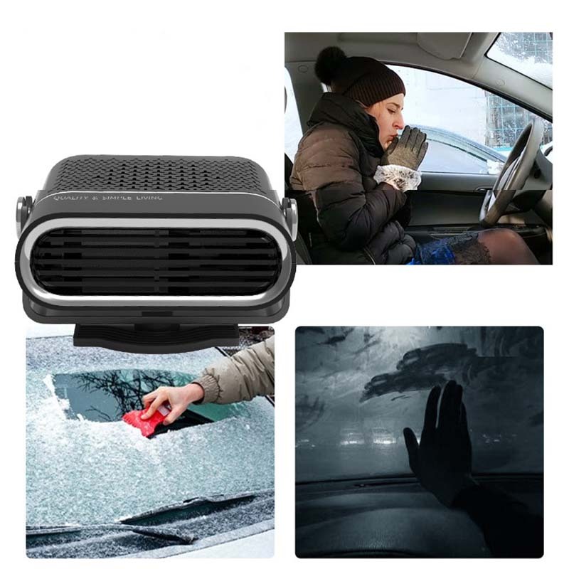🎄🎅Christmas Sale-50% OFF🔥 2-in-1 Portable Car Heater with 360° Rotation