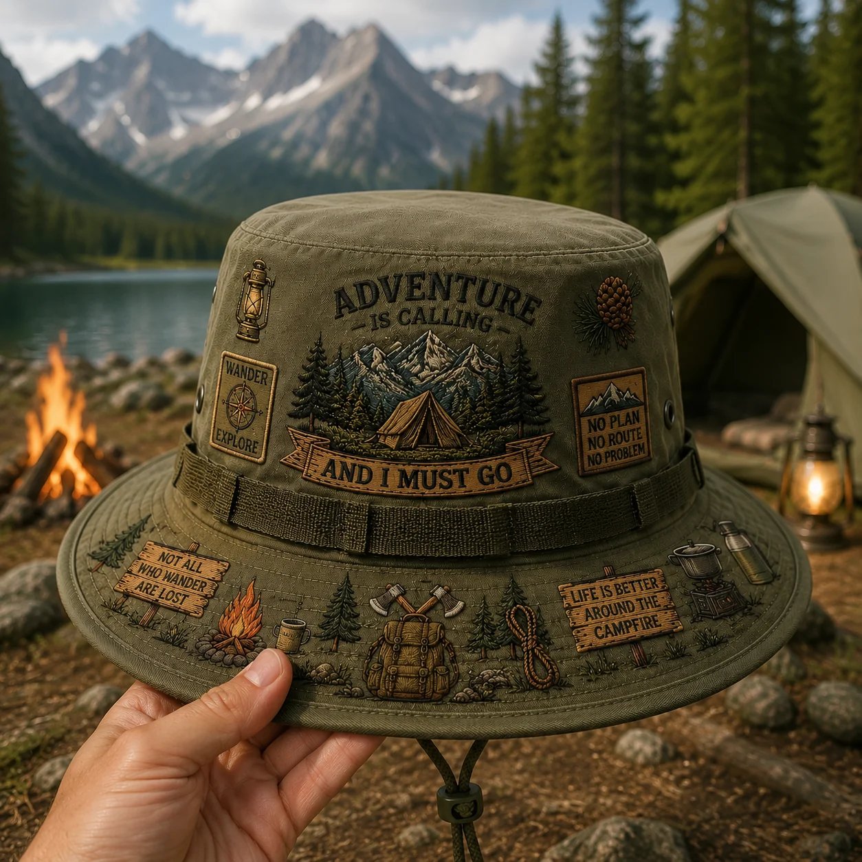 🌲Adventure Is Calling Tribute Boonie Hat
