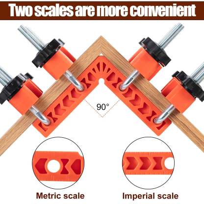 90 Degree Corner Clamp & Positioning Square Set