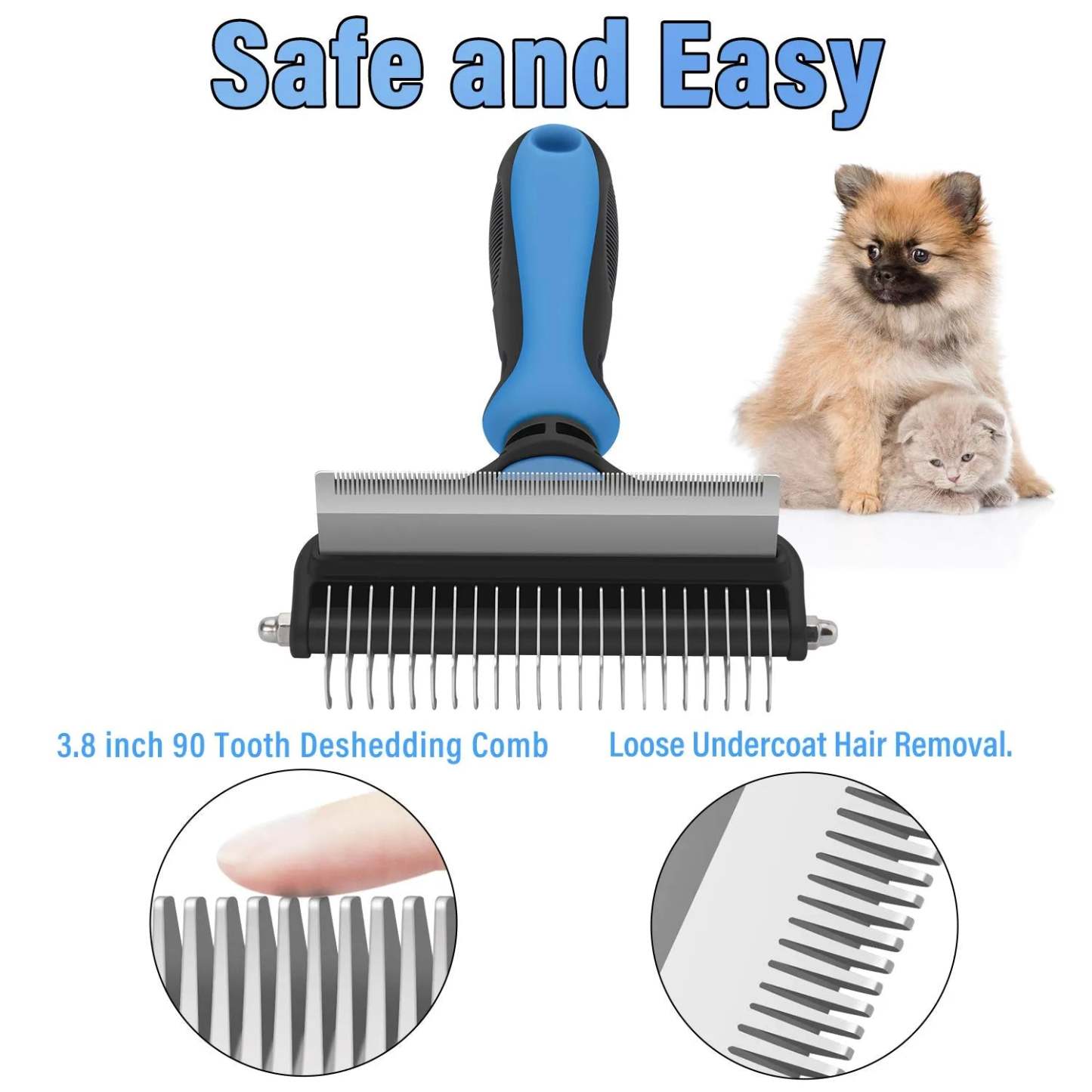 🔥Limited Time Promotion 50% OFF🔥Professional Deshedding Tool For Dogs And Cats