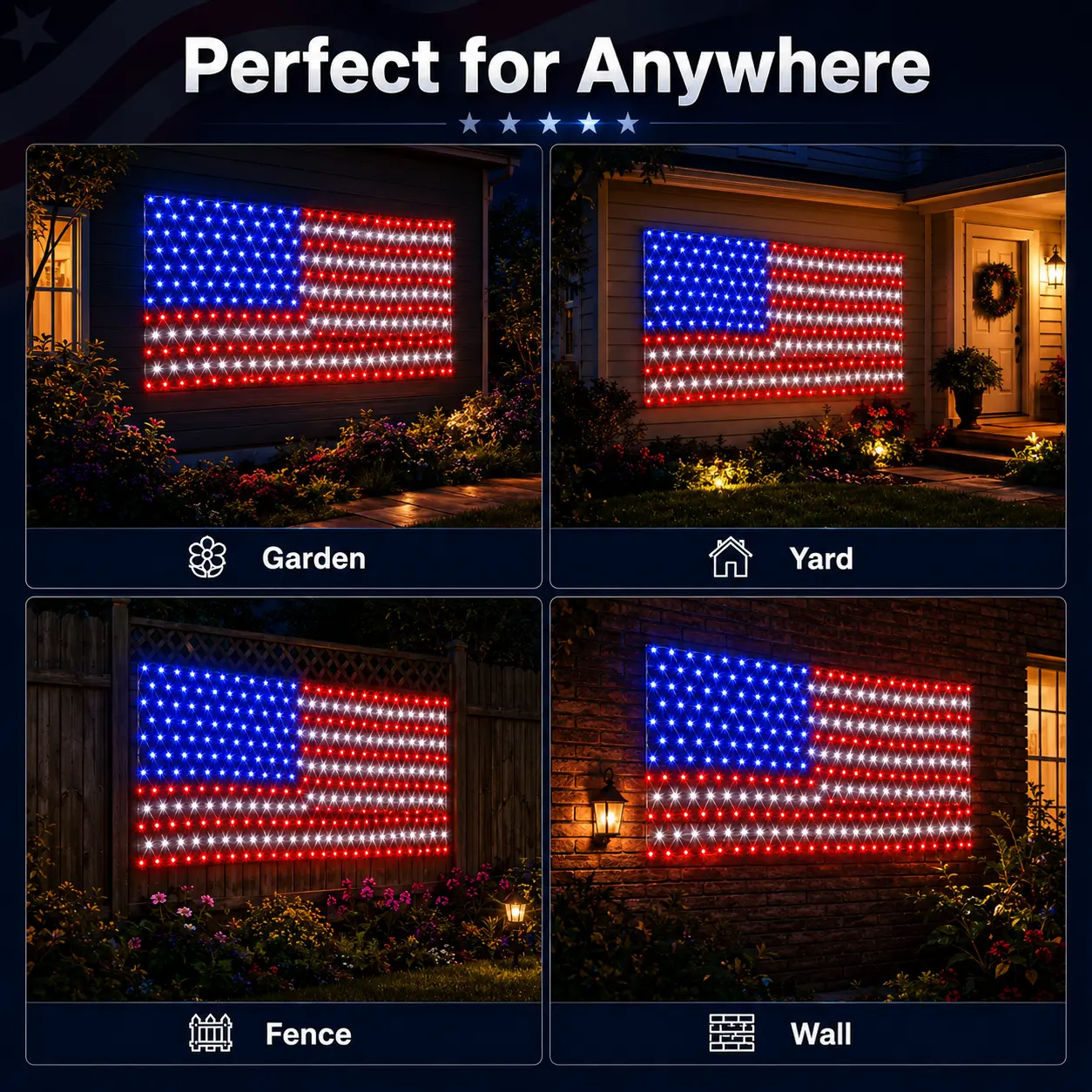 Perfect for Gardens, Fences, and Walls