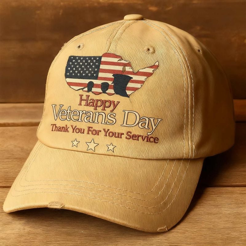 ✨Crafted by Hand Embroidery-💖Heroes Never Forget Hat(✝️Keep Their Memory Alive)