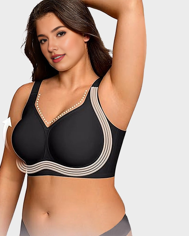 Comfortable Wireless Full Coverage Jelly Smoothing Bra
