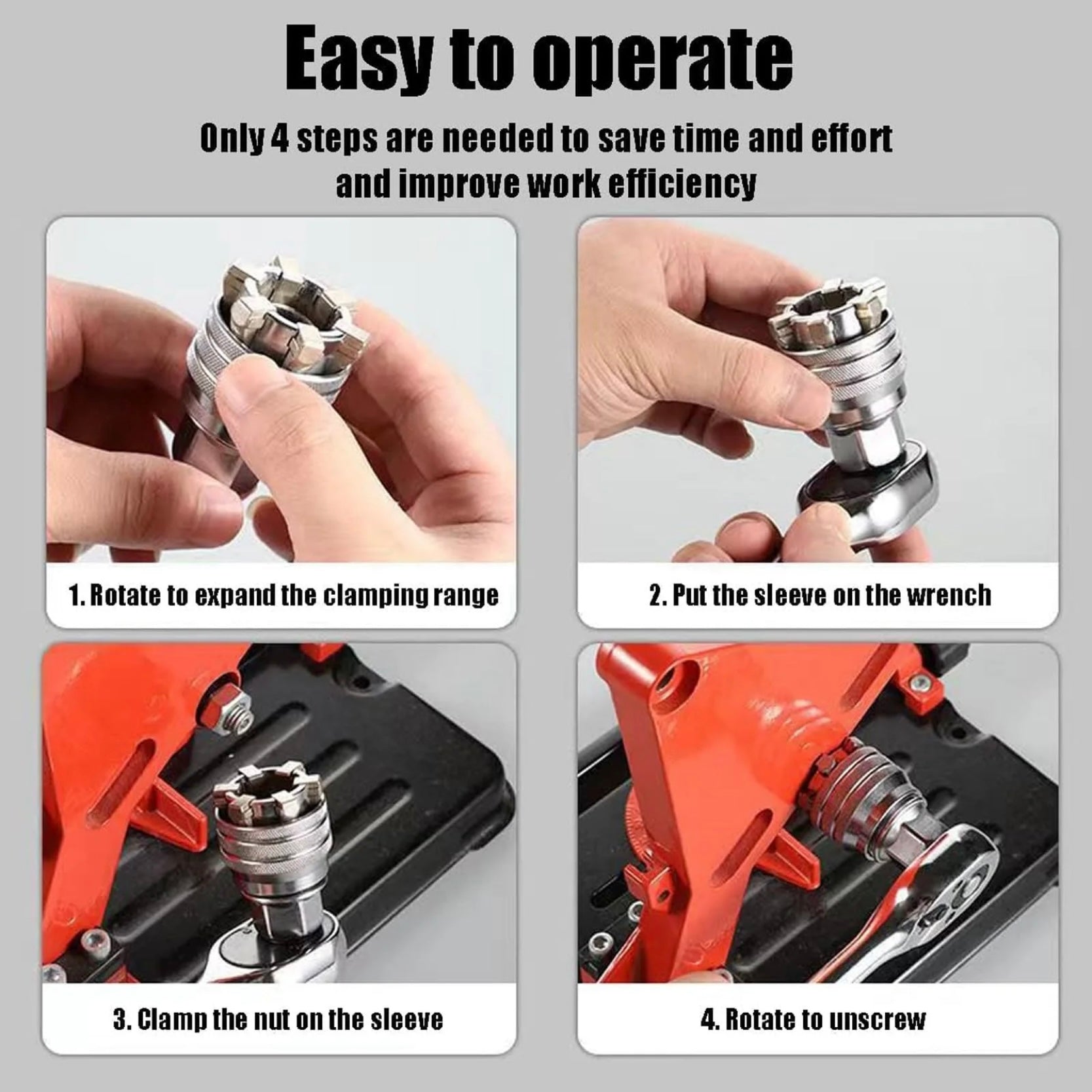 Multi-function Universal Socket Wrench Tool