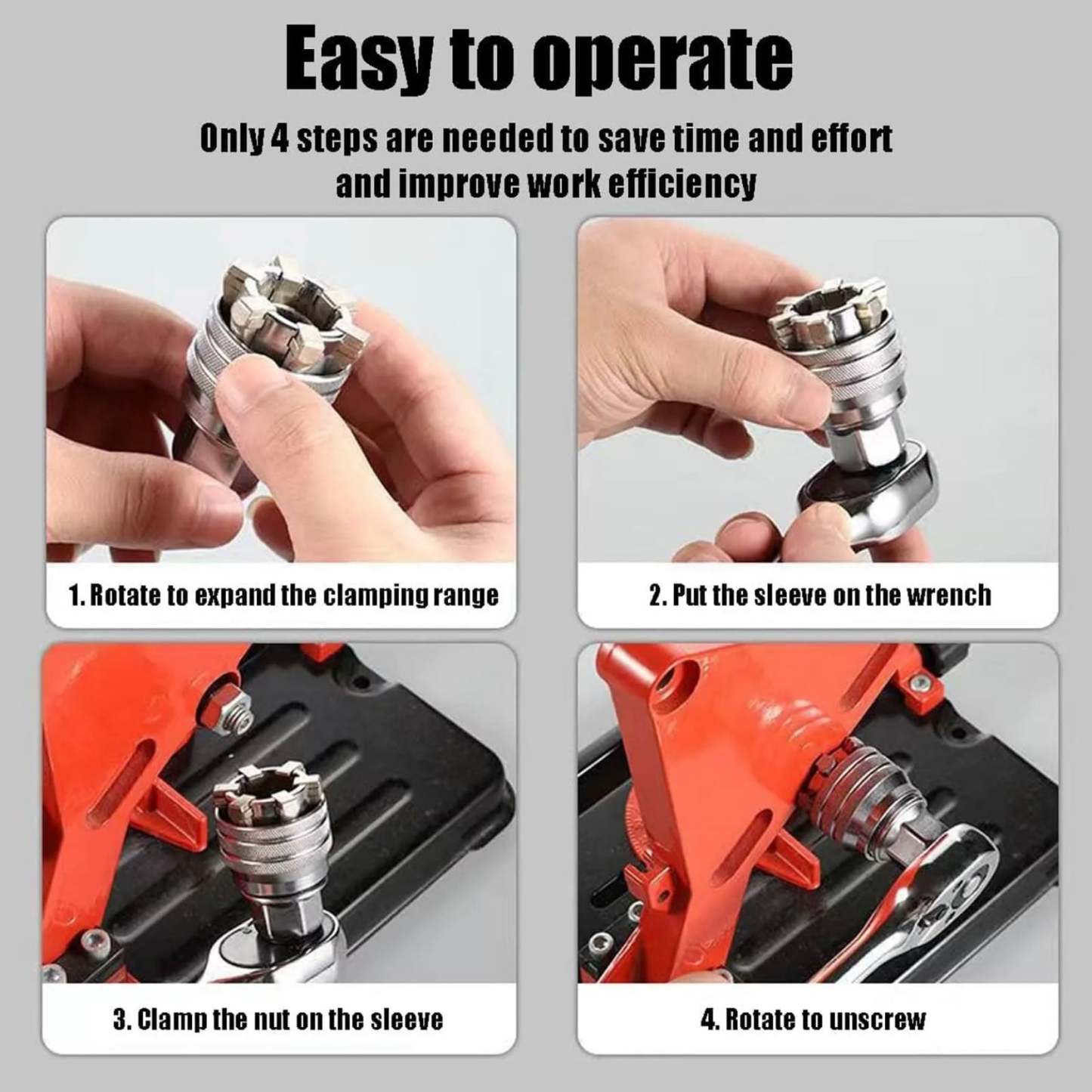 Multi-function Universal Socket Wrench Tool