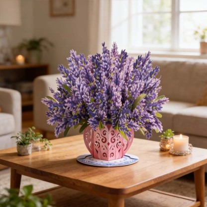 💌2-in-1 Gift & Décor for Every Moment🌸3D Flower Bouquet Pop Up Card