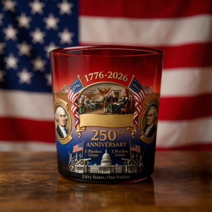 🥃 America 250th Anniversary Heritage Whiskey Glass