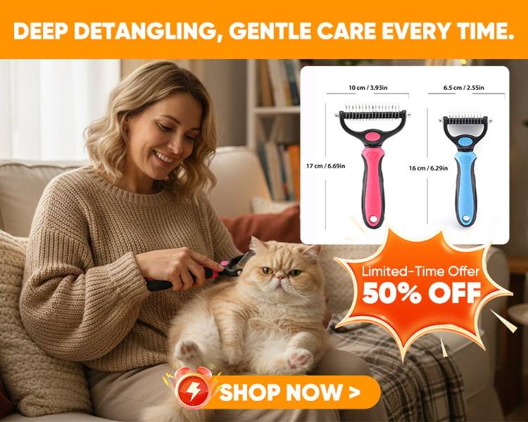 🔥Limited Time Promotion 50% OFF🔥Professional Deshedding Tool For Dogs And Cats
