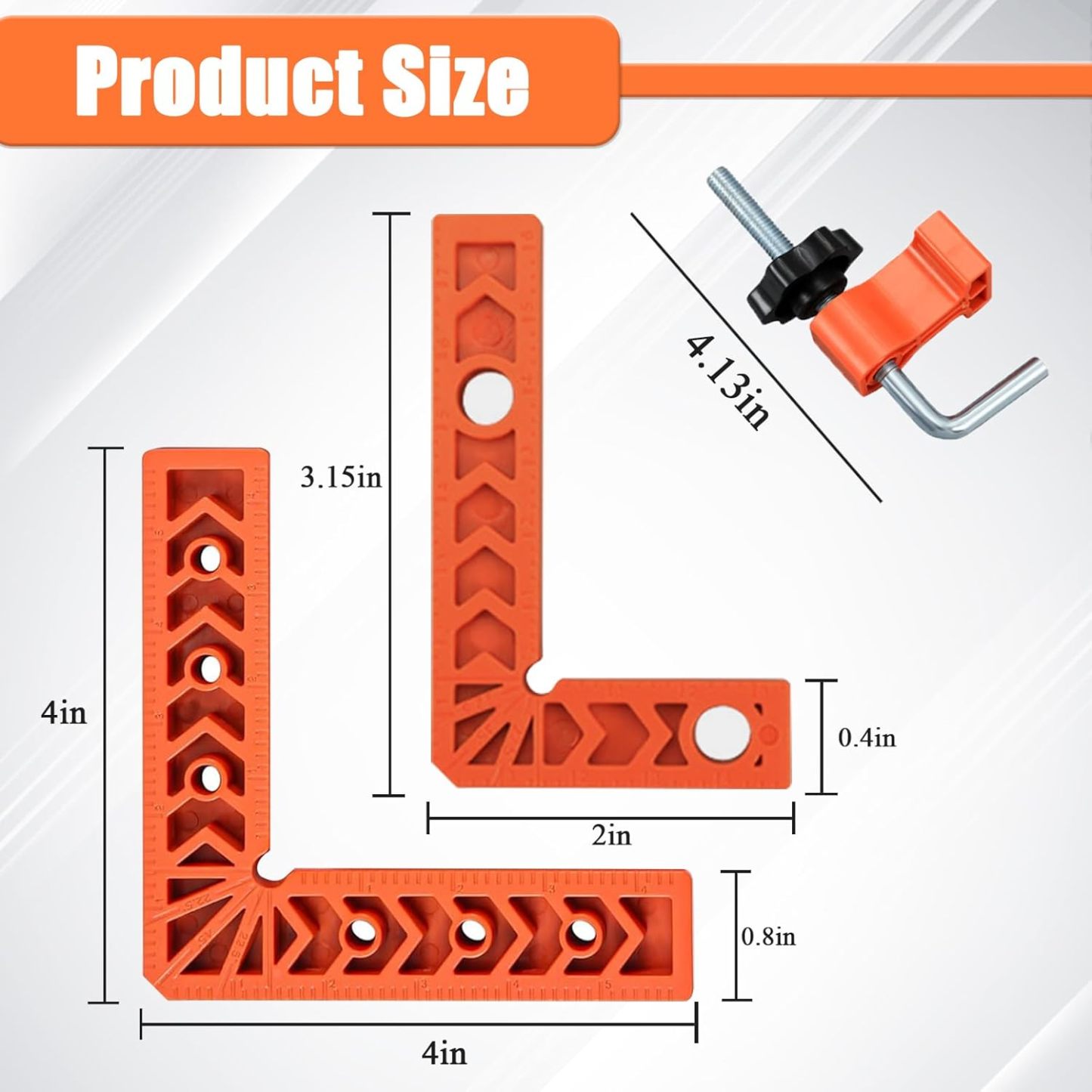 90 Degree Corner Clamp & Positioning Square Set