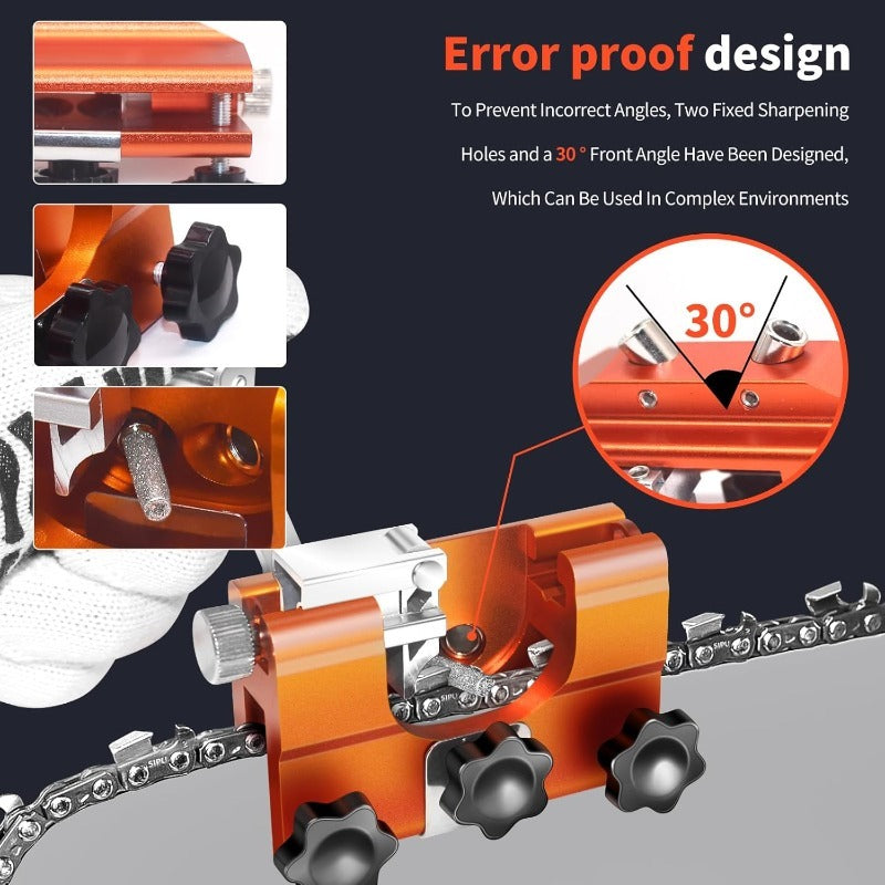 Precision Chainsaw Sharpening Jig