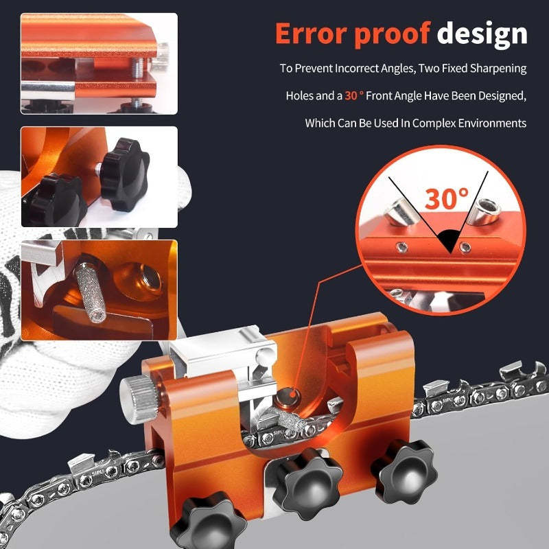 Precision Chainsaw Sharpening Jig