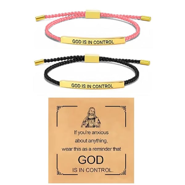 🎁Buy 1 Get 1 Free 🙏Inspire Bracelet “God is in control”