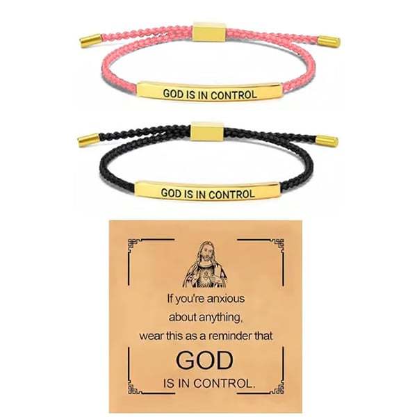 🎁Buy 1 Get 1 Free 🙏Inspire Bracelet “God is in control”