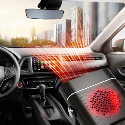 🎄🎅Christmas Sale-50% OFF🔥 2-in-1 Portable Car Heater with 360° Rotation