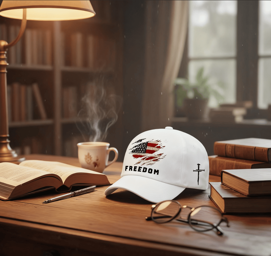 🔥LAST DAY 50% OFF - Unisex Freedom American Flag Print Baseball Cap