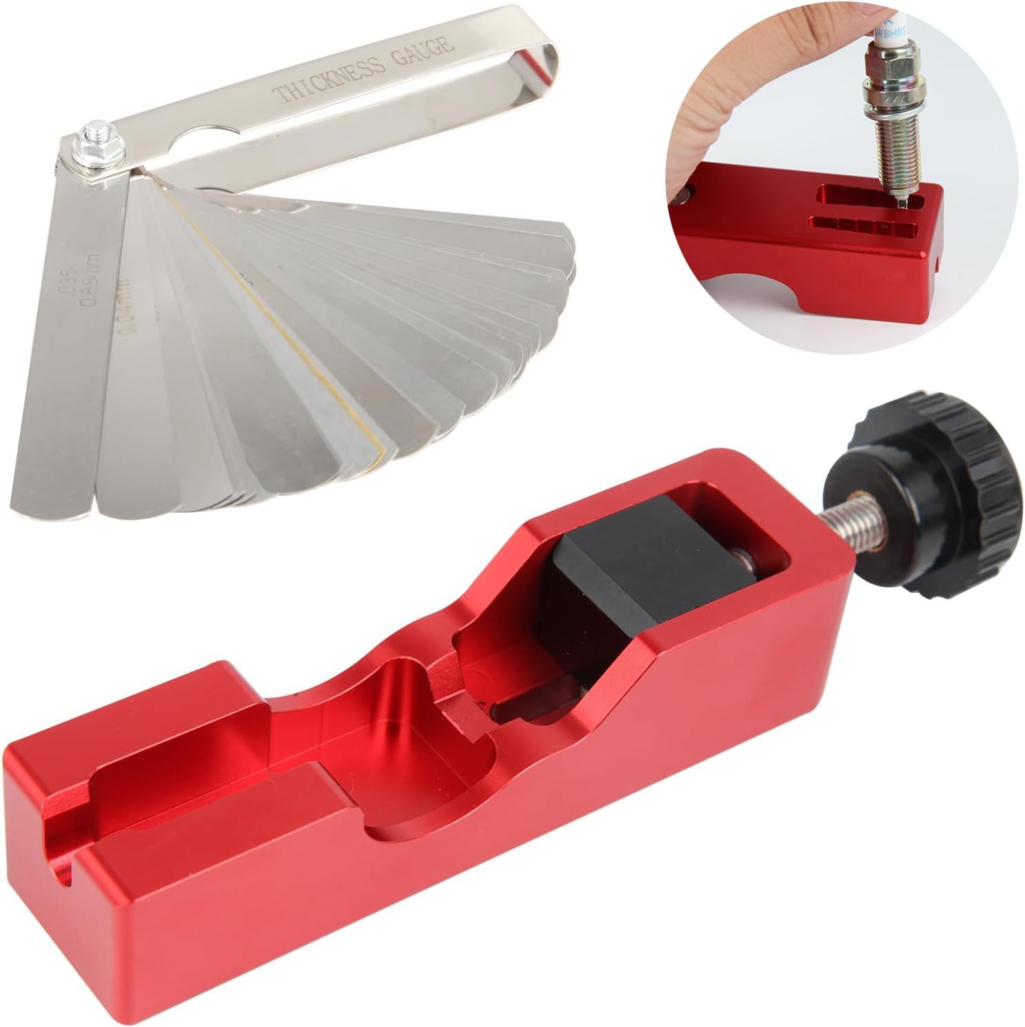 LAST DAY 49% OFF - Spark Plug Gap Tool with Feeler Gauge