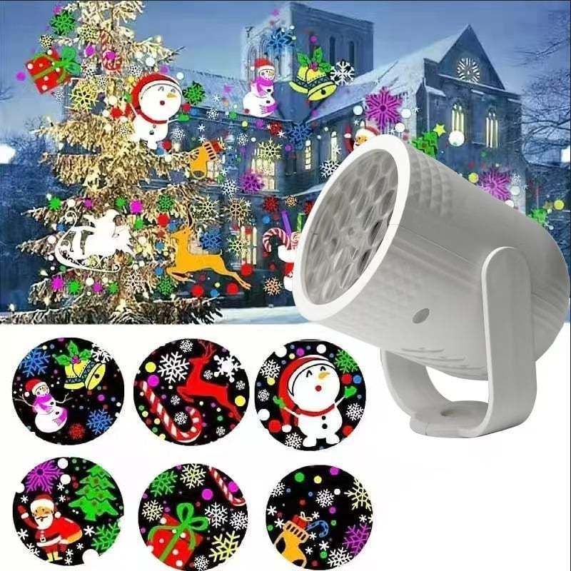 Last Day 50% OFF🎅LED Christmas Projection Lamp-16 Patterns of Pure Holiday Magic!🎄✨
