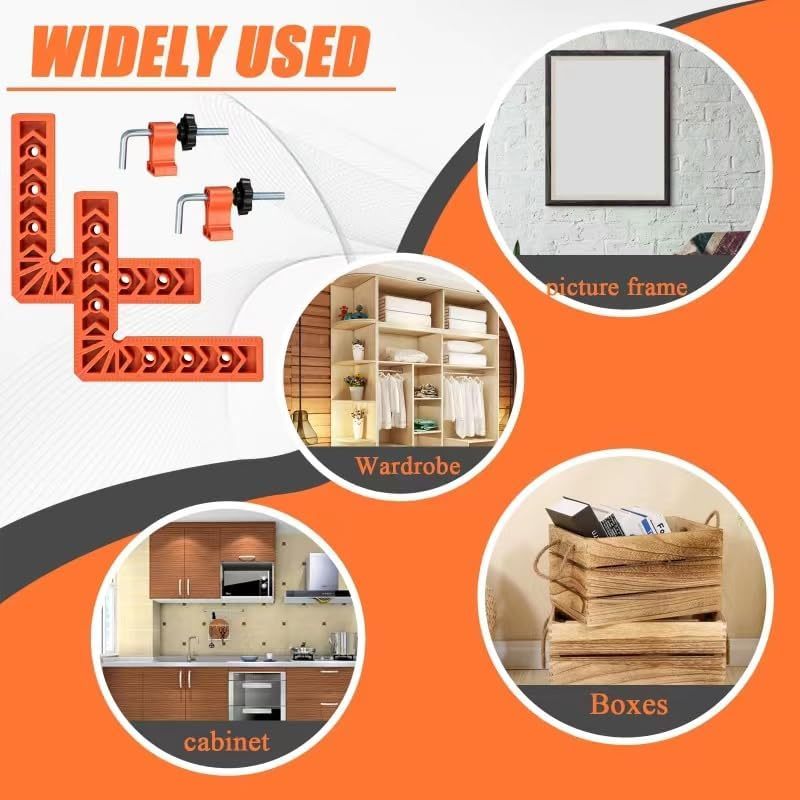 90 Degree Corner Clamp & Positioning Square Set