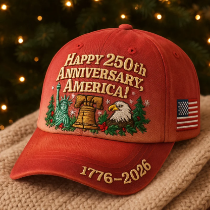American 250th Anniversary Happy Casual Hat