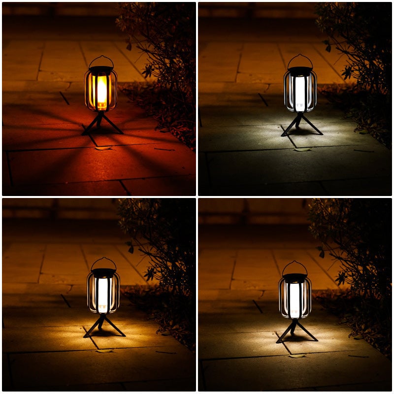 🌞2025 Summer Sale🔥Solar Lantern Outdoor Light with 4 Modes