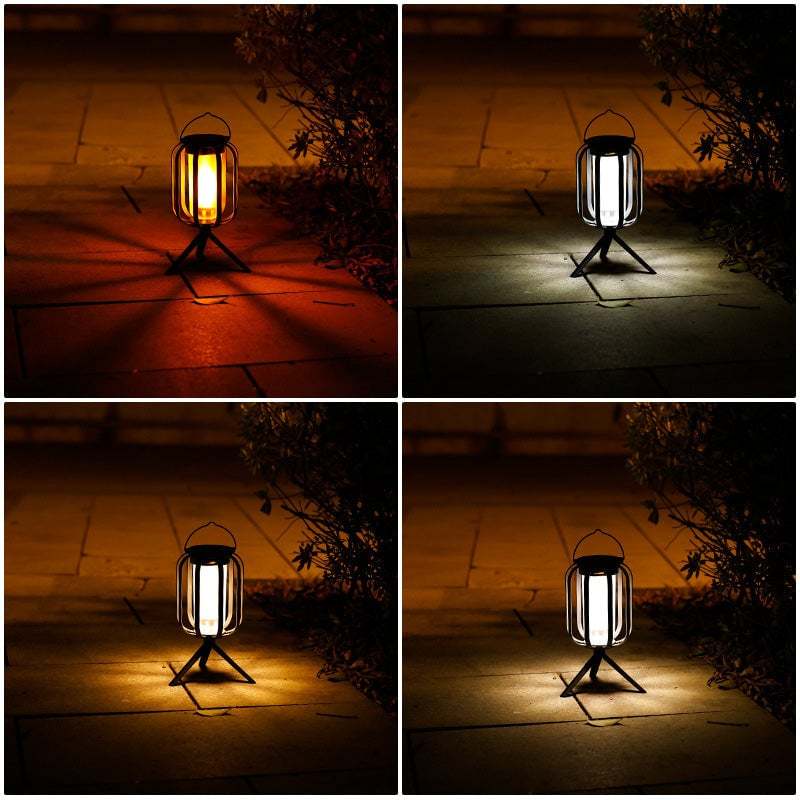 🌞2025 Summer Sale🔥Solar Lantern Outdoor Light with 4 Modes