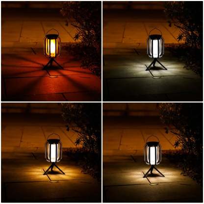 🌞2025 Summer Sale🔥Solar Lantern Outdoor Light with 4 Modes